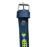 Aqua Leather Collar