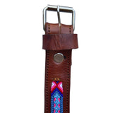 Saddle Brown Leather Collar