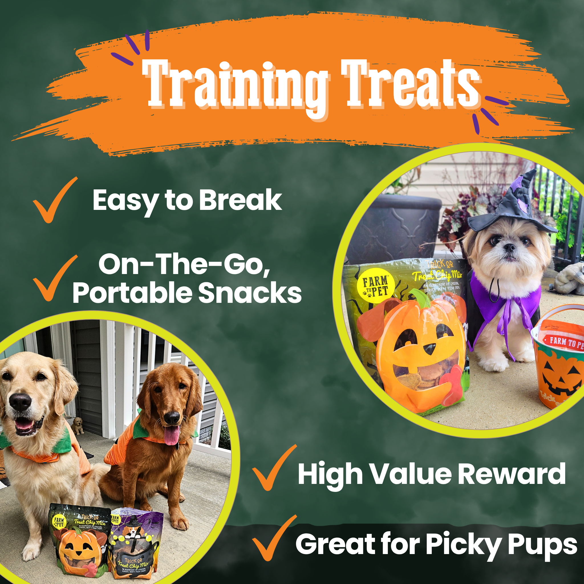 Halloween Trick-or-Treat Dog Treat Mix — Farm To Pet