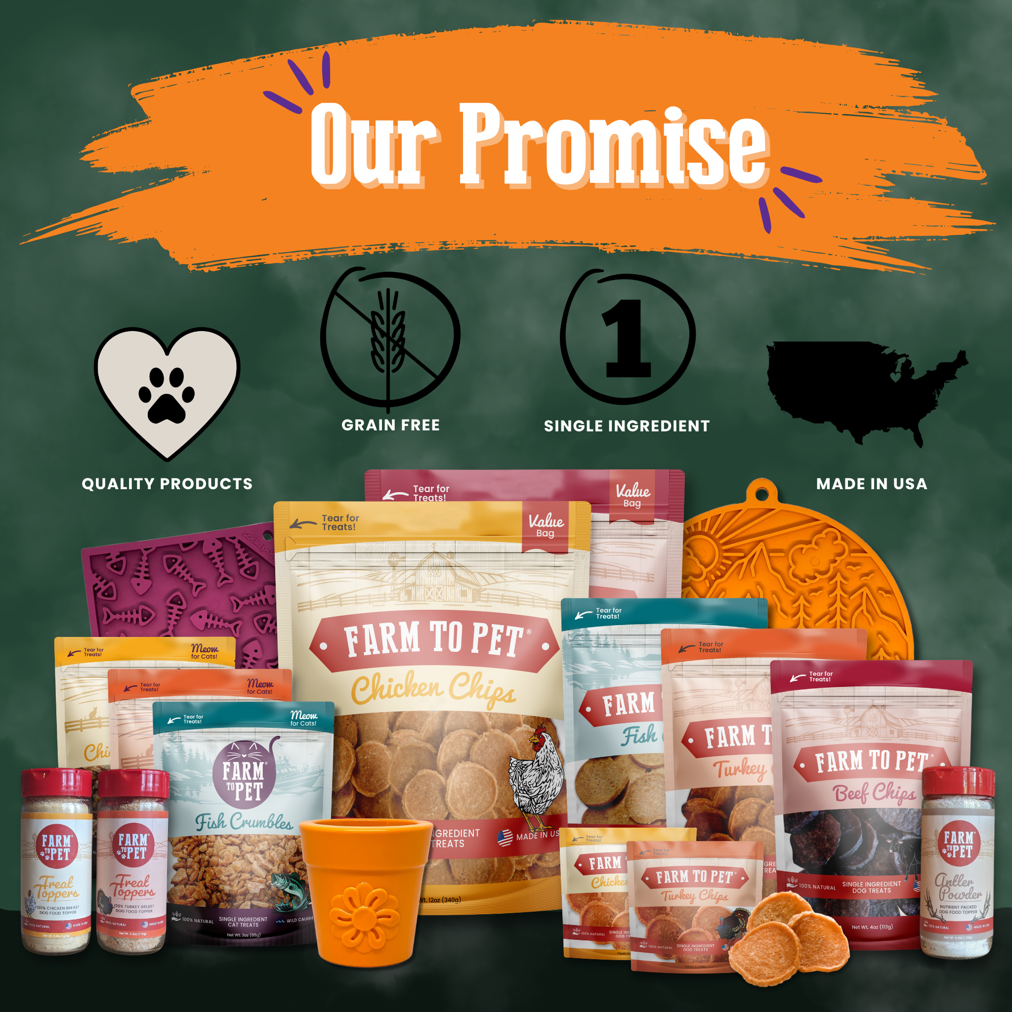 Halloween Trick-or-Treat Dog Treat Mix — Farm To Pet