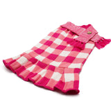Gingham Sweater Dress