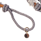 Grey Boho Chic Style Rope Leash