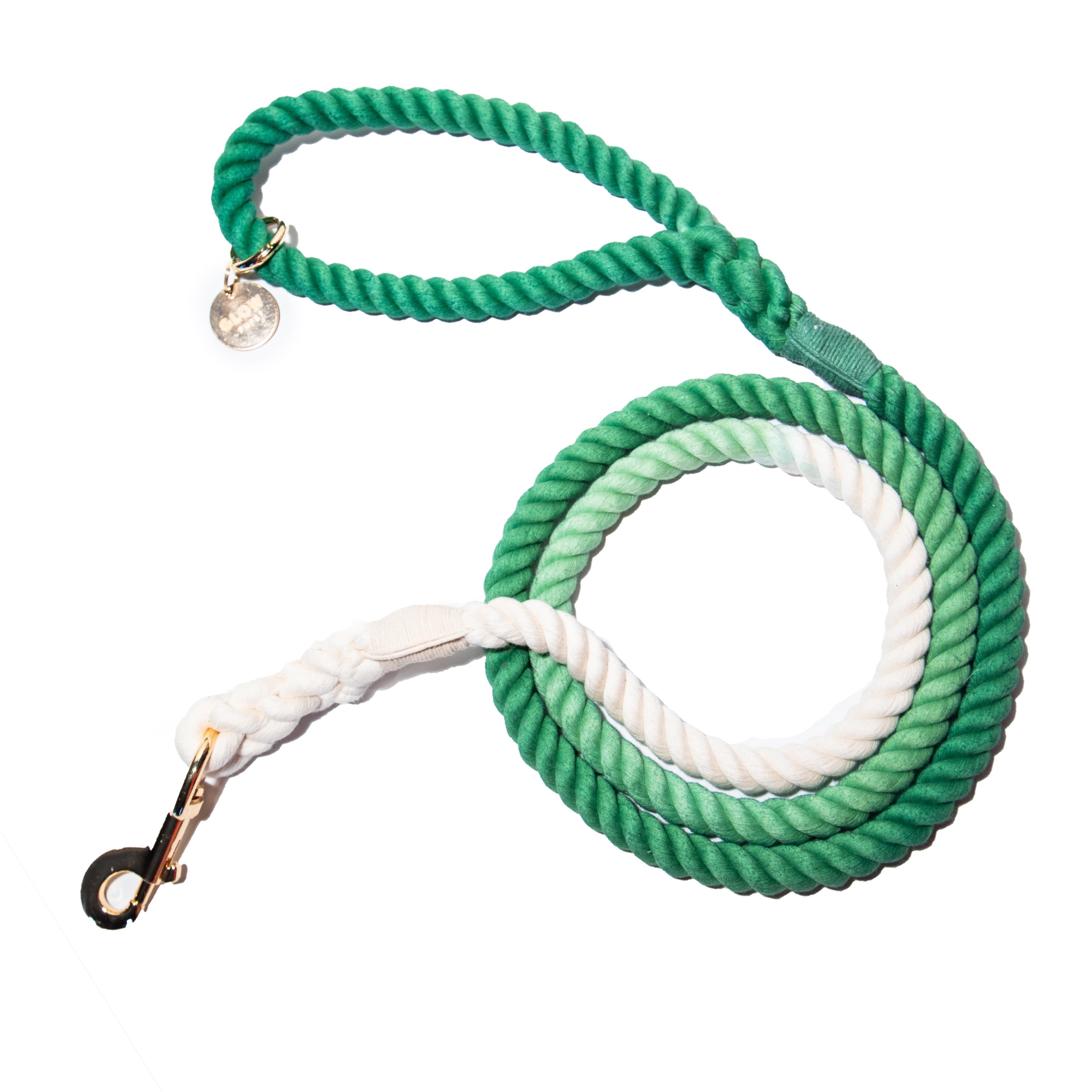 Green Ombre Boho Chic Dog Leash