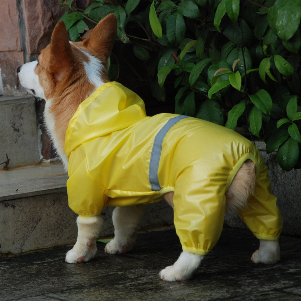 Reflective All-weather Waterproof Dog Rain Coat-weather Waterproof Dog Rain Coat