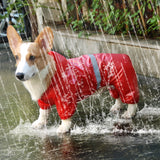 Reflective All-weather Waterproof Dog Rain Coat-weather Waterproof Dog Rain Coat