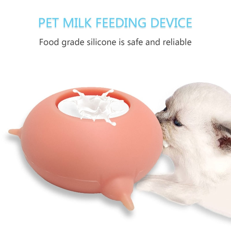 Portable Pet Milk Feeding BowlSPECIFICATIONSVolume: 200mlType: DogsOrigin: Mainland ChinaMaterial: latexItem Type: Water BottlesBrand Name: DCPETApplicable Dog Breed: UniversalPortable Pet Milk Feeding Bowl