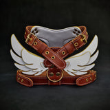 The "Hermes" leather harness - Small to Medium Size
