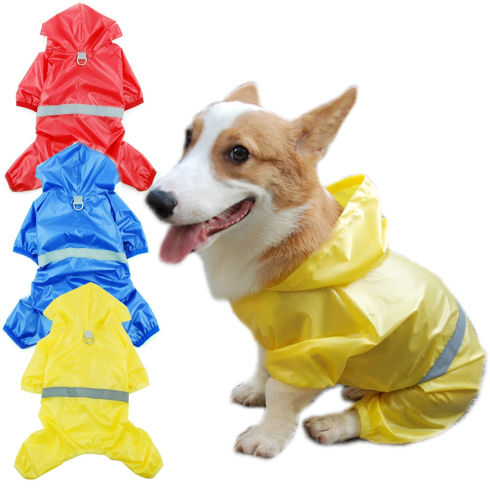 Reflective All-weather Waterproof Dog Rain Coat-weather Waterproof Dog Rain Coat