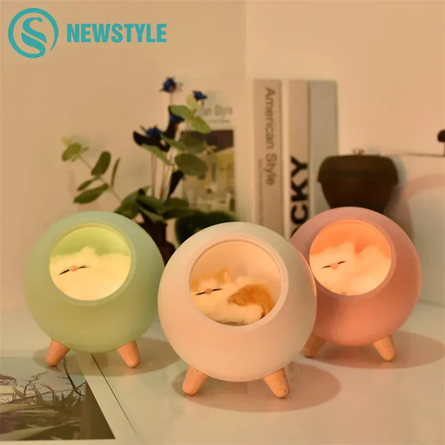 LED Cat LightFeatures:
This product is a smart pet lantern for LED smart charging.
The night light is simple and elegant, and it can decorate the home environment and the night lLED Cat Light