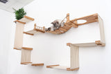 The Temple - Giant Cat Tree on Wall by Catastrophic Creations