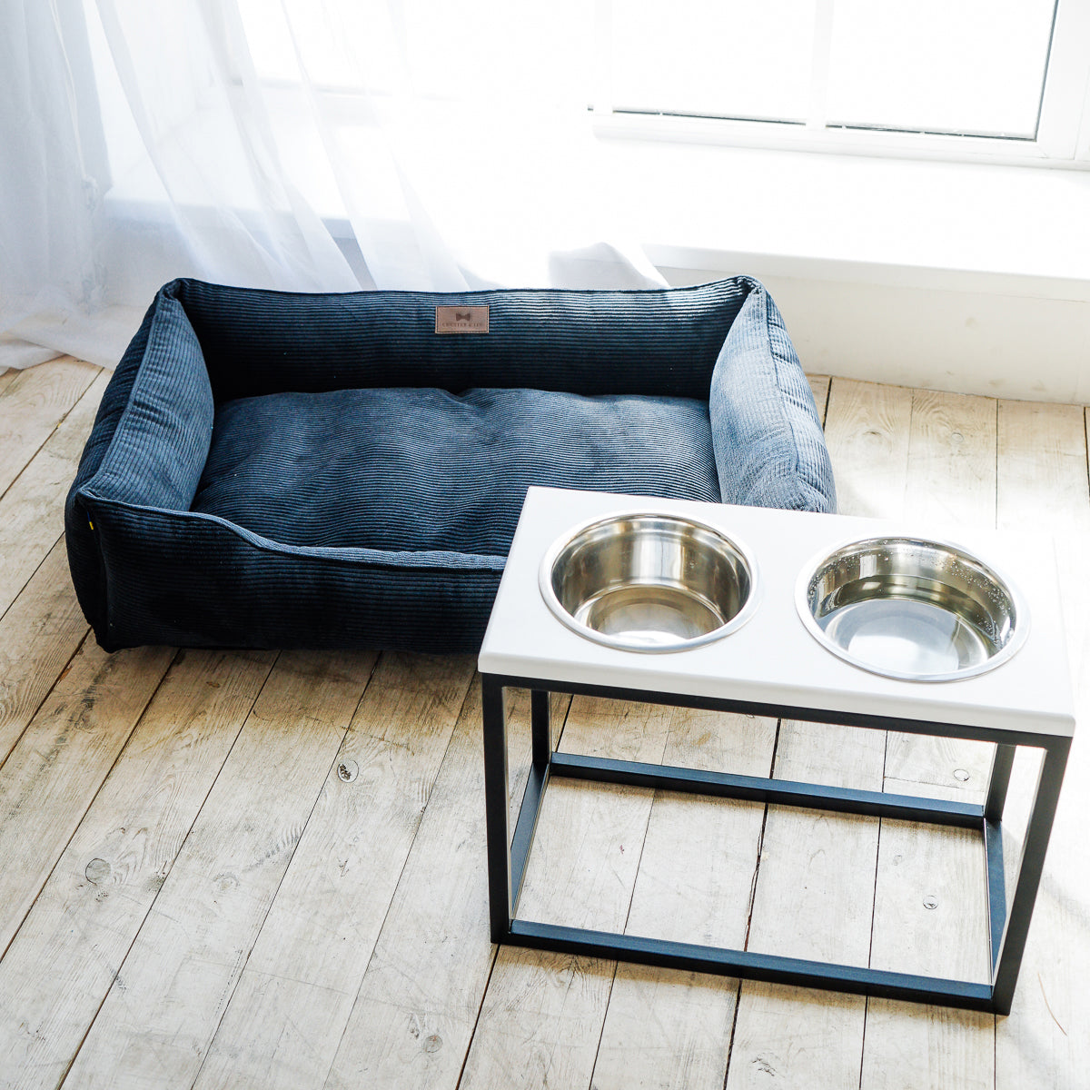 Sleeper Dog Bed Corduroy - Ocean Color