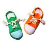 2 Pack Squeaky Shoes with Lace Dog Toys