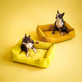 Sunny Sleeper Dog Bed Corduroy - Yellow Color
