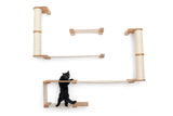 The Roman - A Wall Mounted Cat Scratcher Tree by Catastrophic Creations