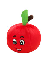 Tomato Plush Dog Toy with Squeaker