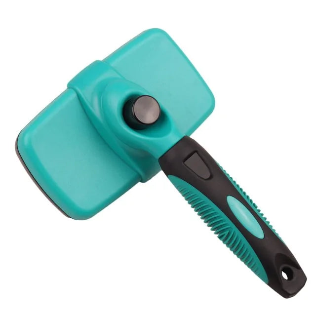 Self Cleaning Dog Brush★ The perfect brush to get all nasty mats out of your pet’s fur slicker brush gently removes loose hair and eliminates tangles, knots, dander, and trapped dirt. WorkCleaning Dog Brush