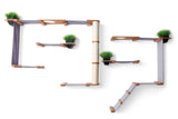 The Gardens - Modern Cat Tree with Plants by Catastrophic Creations