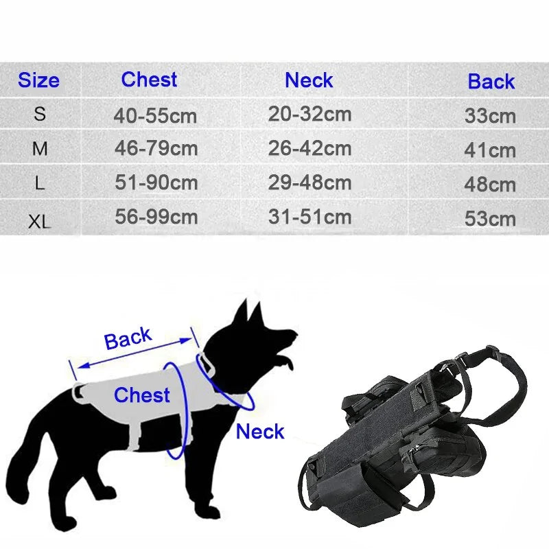 Tactical Military Dog HarnessIntroducing our Tactical Military Dog Harness, the perfect combination of style and functionality. Made with premium quality nylon material and designed for durabiliTactical Military Dog Harness