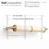 Horizontal Scratching Post for Cats by Catastrophic Creations