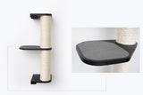 Wall Mounted Cat Climbing Pole - Sisal by Catastrophic Creations