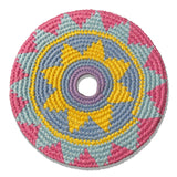 Hempy Natural Dye:  Hemp/Cotton blend Sport Disc - Pink/Blue