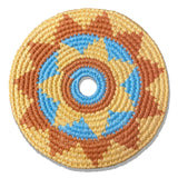 Hempy Natural Dye:  Hemp/Cotton blend Sport Disc  - Yellow/Orange/Blue