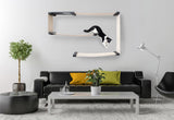 Cat Maze Wall - 3 Tier Cat Tree by Catastrophic Creations