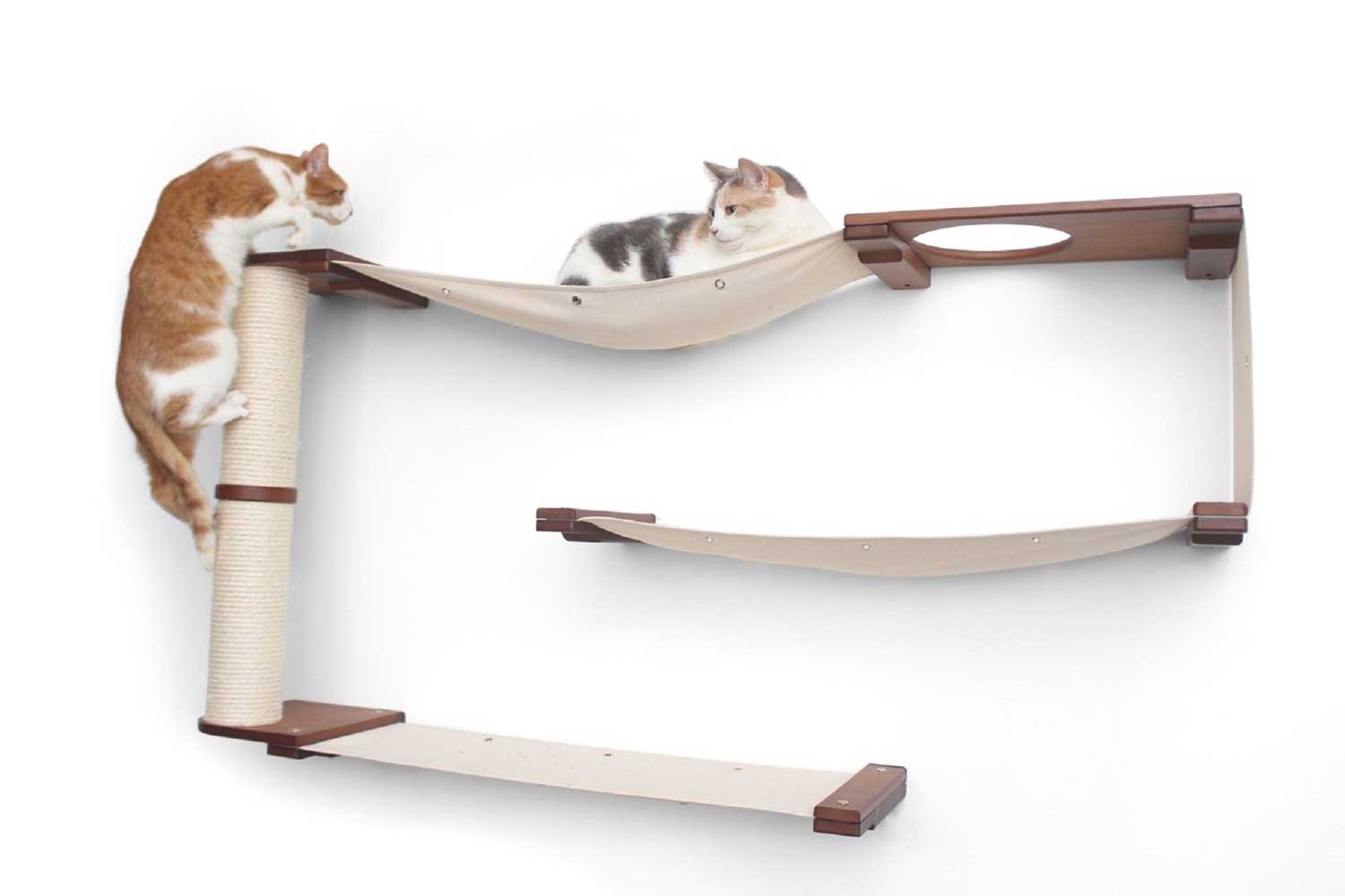 Cat Maze Wall - 3 Tier Cat Tree by Catastrophic Creations