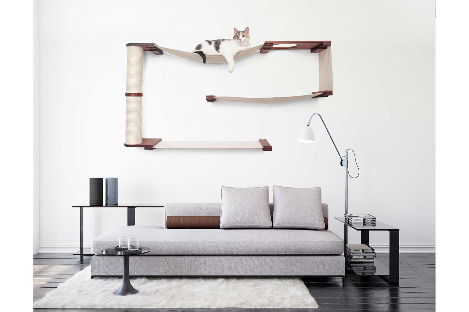 Cat Maze Wall - 3 Tier Cat Tree by Catastrophic Creations