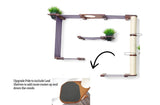 The Gardens - Modern Cat Tree with Plants by Catastrophic Creations