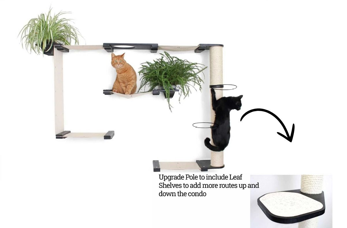 The Gardens - Modern Cat Tree with Plants by Catastrophic Creations