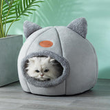 Winter Warm Cozy Cat BedPET BED CAT BED COLOR &amp; SIZE ---Pet Bed Color: This cat beds have 3 colors, Grey, Camel and Brown. This cat cave bed size: Medium size pet bed, 50*40*30cm/19.7*1Winter Warm Cozy Cat Bed