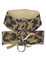 Parisian Corset Harness, Leopard