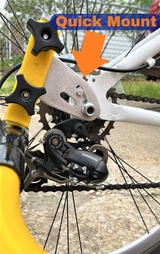 Bike Tow Leash Quick Mount Package
