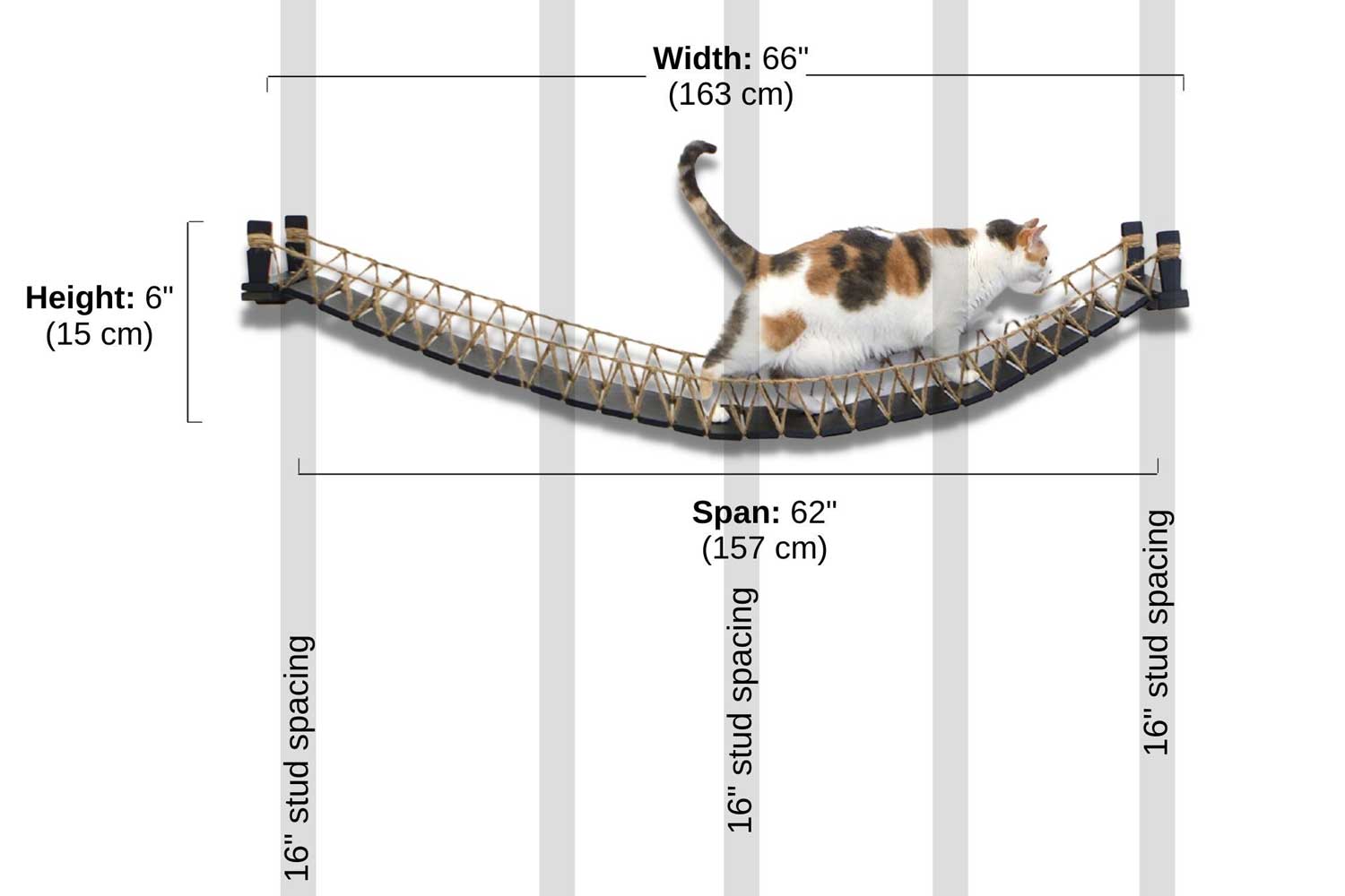 Cat Bridge for Wall by Catastrophic Creations