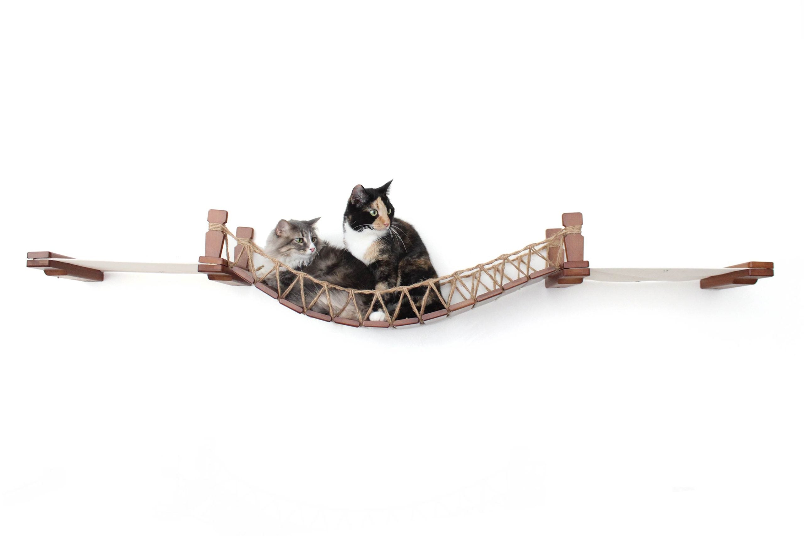 Double Cat Hammock and Climbing Bridge Combo by Catastrophic Creations
