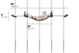 Double Cat Hammock and Climbing Bridge Combo by Catastrophic Creations