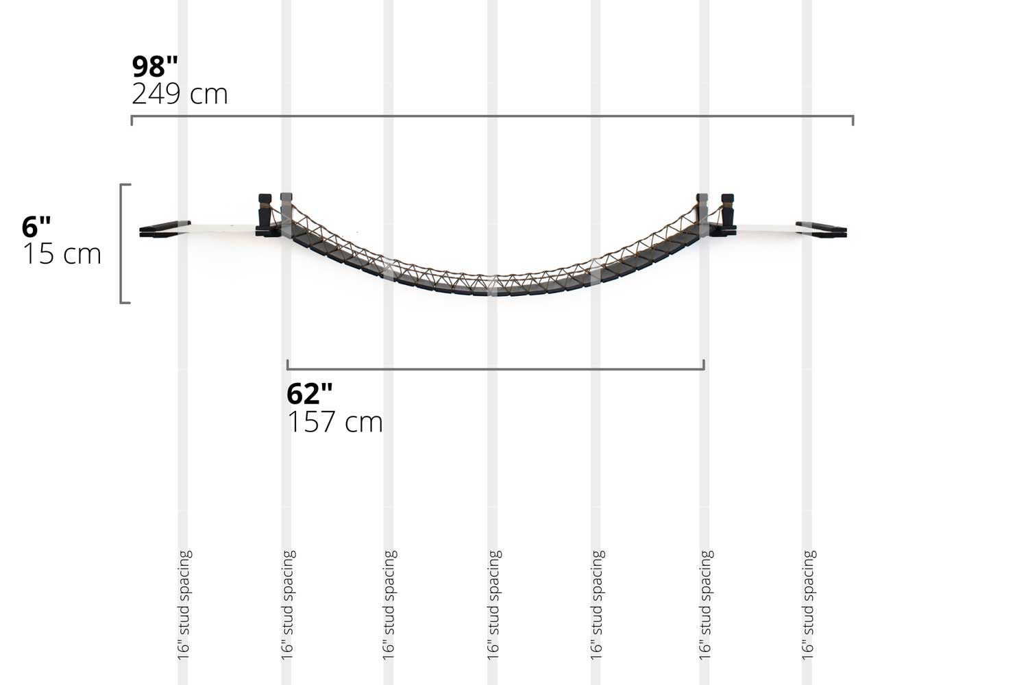 Double Cat Hammock and Climbing Bridge Combo by Catastrophic Creations
