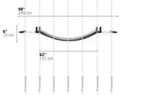 Double Cat Hammock and Climbing Bridge Combo by Catastrophic Creations