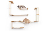The Roman - A Wall Mounted Cat Scratcher Tree by Catastrophic Creations
