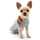 Rainbow Turtleneck Sweater