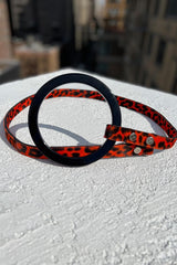 Susan Leash in Red Leopard