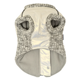 Runner Coat Metallic Pearl White