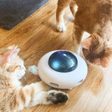 Interactive Cat Food ToyLONG LASTING: This interactive rolling ball will last all nine lives, no matter how often your kitten plays with it or how often it's charged up. This way, your furrInteractive Cat Food Toy