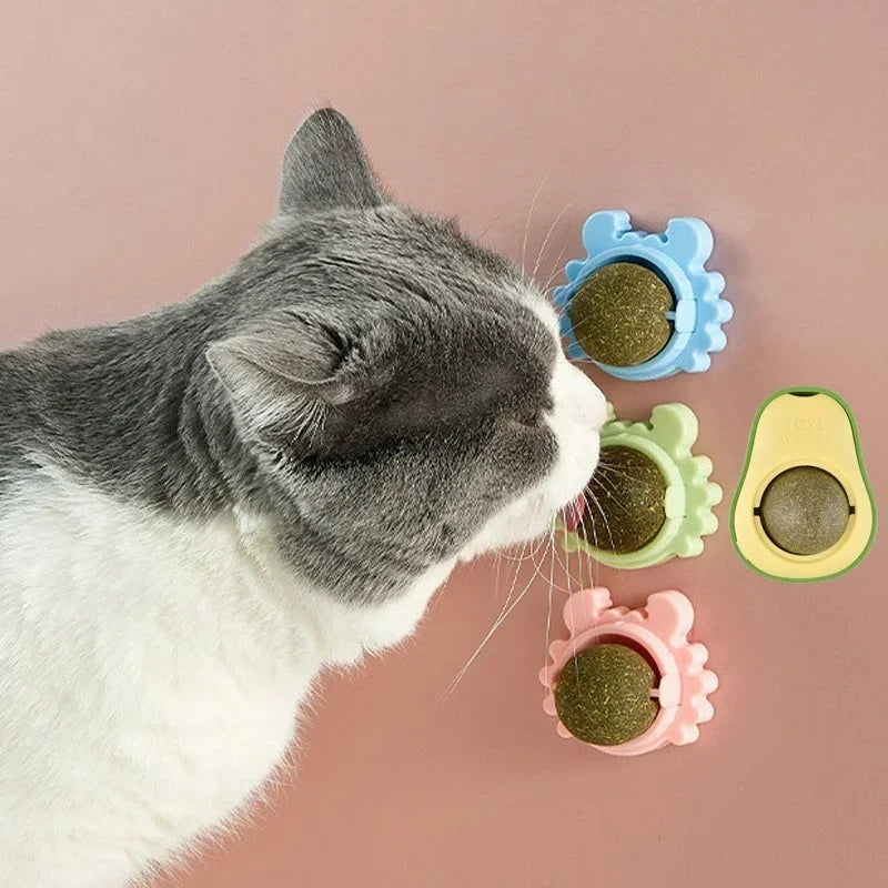 Natural Catnip Rotating Interactive Cat ToyEnhance your cat's playtime with our Natural Catnip Rotating Interactive Cat Toy. Built with natural catnip, this toy will keep your furry friend entertained and stiNatural Catnip Rotating Interactive Cat Toy