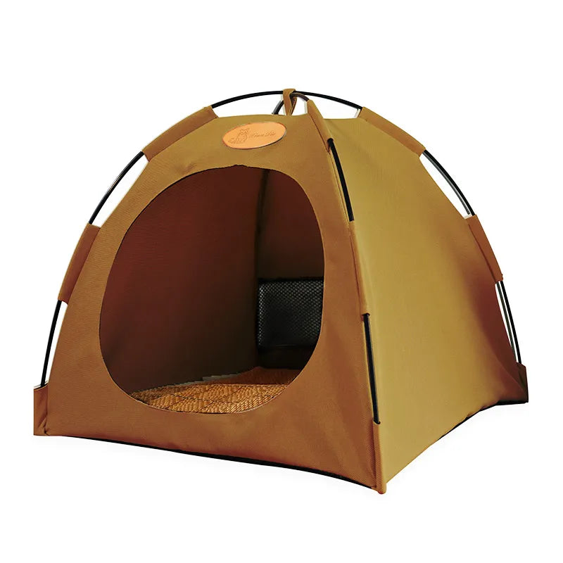 Foldable Pet TentDo you want to offer your beloved pet a cozy retreat for relaxation, playtime, or a little quiet time? Look no further than our Foldable Pet Tent, the ultimate havenFoldable Pet Tent