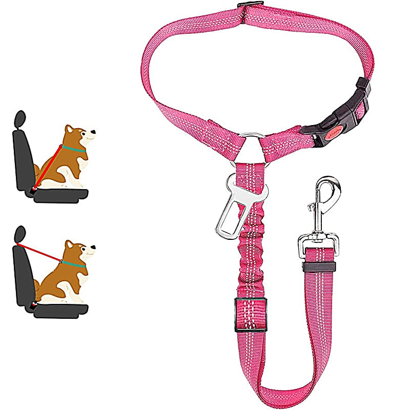 Car Dog LeashYou Spoke. We Listened. ALL NEW Design for 2023!

The Leash makes it easy to take your Dog or Cat in your car safely! Keep your dog off of your lap and from jumping Car Dog Leash