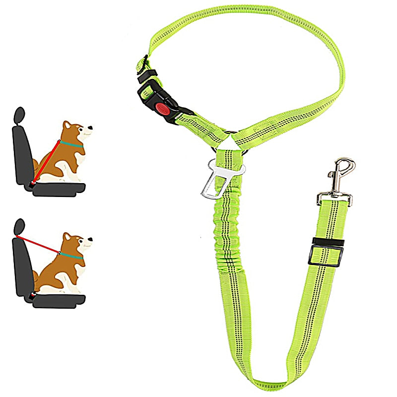 Car Dog LeashYou Spoke. We Listened. ALL NEW Design for 2023!

The Leash makes it easy to take your Dog or Cat in your car safely! Keep your dog off of your lap and from jumping Car Dog Leash