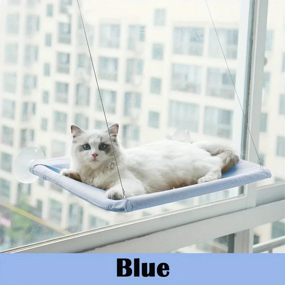 Cat Window Mounted Perch HammockThe Cat Window Mounted Perch Hammock provides a secure and comfortable spot for your cat to relax and observe their surroundings. With its convenient window mount, yCat Window Mounted Perch Hammock