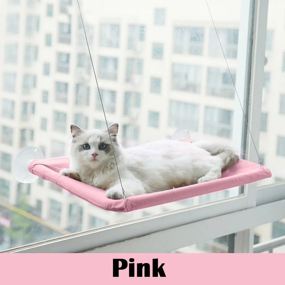 Cat Window Mounted Perch HammockThe Cat Window Mounted Perch Hammock provides a secure and comfortable spot for your cat to relax and observe their surroundings. With its convenient window mount, yCat Window Mounted Perch Hammock